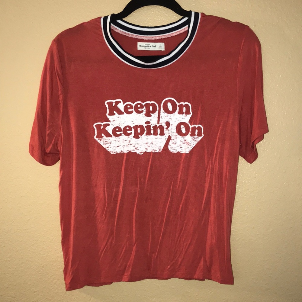 Size L T-shirt from Abercrombie and Fitch